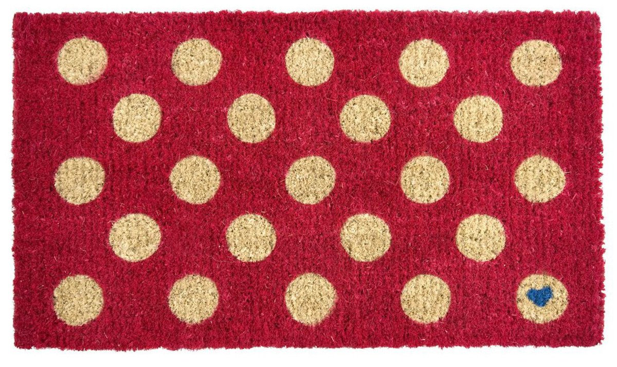 Gift Company Fußmatte Red Dots Kokos rot 74 x 44cm kaufen